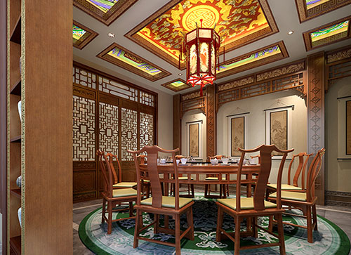 魏都中式古典风格家居装修设计效果图