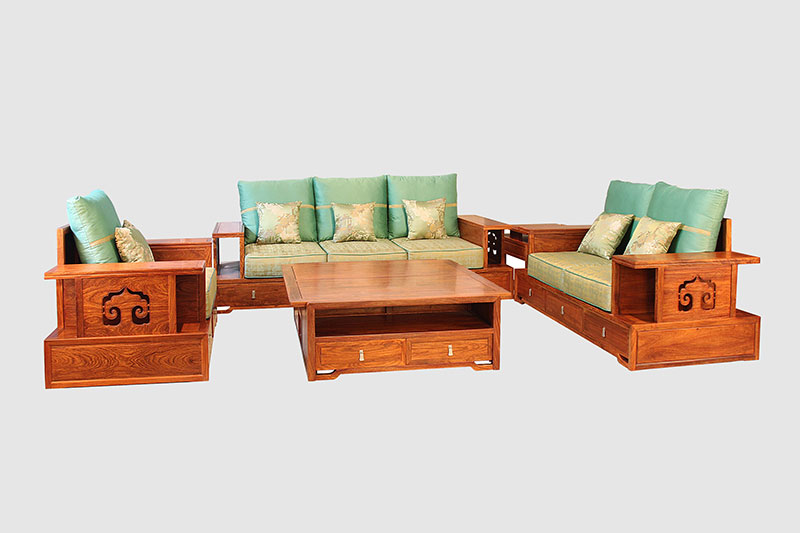 魏都中式实木沙发简直太美了